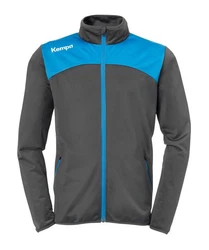 Kempa Sweatjacke Emotion 2.0 Poly Full Zip Jacke Grau/Dunkelblau/Dunkelrot/Blau/Türkis