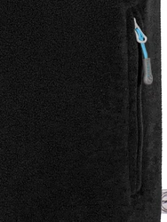 FirstB Fleecejacke Herren Fleeceweste Schwarz