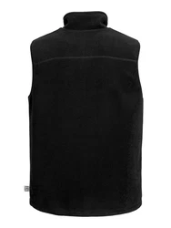 FirstB Fleecejacke Herren Fleeceweste Schwarz