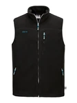 FirstB Fleecejacke Herren Fleeceweste Schwarz