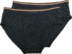 EloModa Slip 2x Herren Slips Unterhosen Dunkelblau/Dunkelrot/Schwarz/Braun