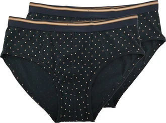 EloModa Slip 2x Herren Slips Unterhosen Dunkelblau/Dunkelrot/Schwarz/Braun