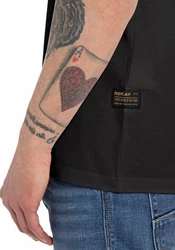 Replay Rundhalsshirt Schwarz