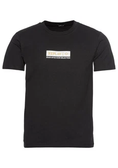 Replay Rundhalsshirt Schwarz