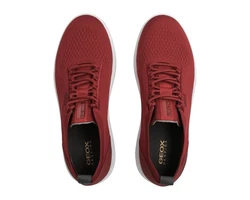 Geox Sneaker Lederimitat/Textil Rot/Dunkelrot/Bordeaux