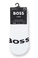 BOSS Businesssocken Uni Logo Gelb/Weiß/Braun