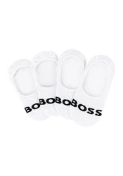 BOSS Businesssocken Uni Logo Gelb/Weiß/Braun