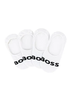 BOSS Businesssocken Uni Logo Gelb/Weiß/Braun