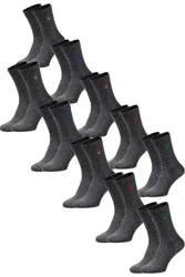 United Colors of Benetton Langsocken Dunkelgrau/Grau/Schwarz