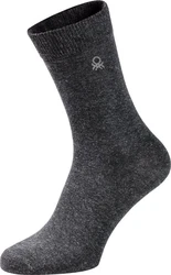 United Colors of Benetton Langsocken Dunkelgrau/Grau/Schwarz