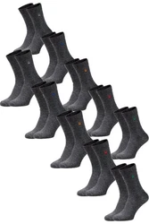 United Colors of Benetton Langsocken Dunkelgrau/Grau/Schwarz