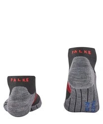 FALKE Kurzsocken RU4 Endurance Cool Short Rot/Dunkelgrau/Hellgrau/Grau