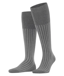 FALKE Kniestrümpfe Shadow Dunkelgrau/Grau