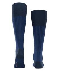FALKE Kniestrümpfe Oxford Stripe Dunkelblau/Blau