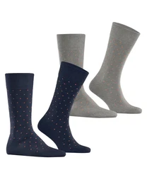 Esprit Socken Fine Dot 2-Pack Dunkelblau/Grau/Blau