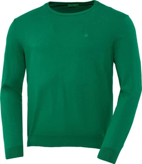 United Colors of Benetton Rundhalspullover Grün/Dunkelgrün/Türkis/Neonfarben