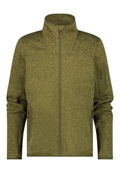 Human Nature Fleecejacke Booker Grün/Dunkelgrün/Braun