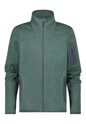 Human Nature Fleecejacke Booker Dunkelgrün/Grün
