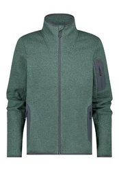 Human Nature Fleecejacke Booker Dunkelgrün/Grün