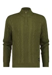 Human Nature Sweatshirt Breid Troyer Dunkelgrün/Grün