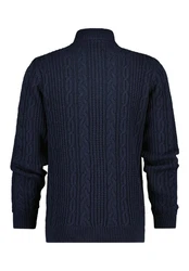 Human Nature Sweatshirt Breid Troyer Dunkelblau/Hellblau