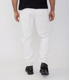 Loose-fit-Jeans Lssige Herren MOM Fit Jeans einfarbig Basic