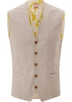 CG Club of Gents Anzugweste Mosley-J Gelb/Khaki/Beige/Braun