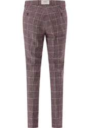 Carl Gross Anzughose CG Shiver-G Rosa/Lila/Rot/Dunkelrot