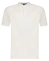 Drykorn T-Shirt Poloshirt Louis (1-tlg) Weiß/Creme/Khaki/Beige