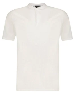 Drykorn T-Shirt Poloshirt Louis (1-tlg) Weiß/Creme/Khaki/Beige