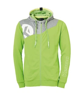 Kempa Sweatjacke Core 2.0 Kapuzenjacke Grün/Neonfarben