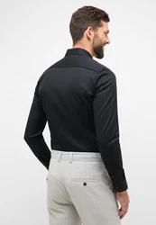 Eterna Businesshemd Langarmhemd Perfekte Passform edles Design Schwarz/Braun/Dunkelblau/Dunkelrot