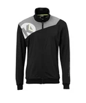 Kempa Sweatjacke Core 2.0 Schwarz/Dunkelgrau/Grau/Orange