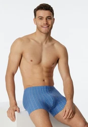 Schiesser Trunk Essentials Unterhose Herren Blau/Hellblau