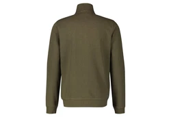 LERROS Strickjacke mit Reißverschluss und Stehkragen Dunkelgrün/Khaki