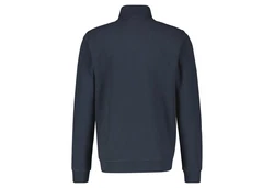 LERROS Strickjacke mit Reißverschluss und Stehkragen Dunkelblau/Hellblau/Blau