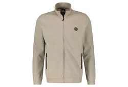 LERROS Strickjacke mit Reißverschluss und Stehkragen Khaki/Beige