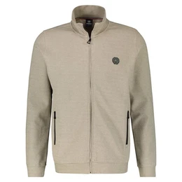 Strickjacke mit Reiverschluss und Stehkragen