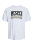 Jack & Jones Kurzarmshirt JCOLOGAN TEE CREW NECK Hellblau/Grau/Blau/Lila/Khaki