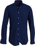 Tommy Hilfiger Businesshemd OXF CIRCLE PRINT SHIRT SF Dunkelblau