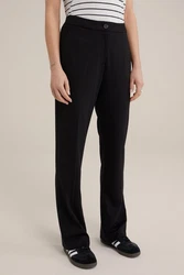 WE Fashion Anzughose Schwarz