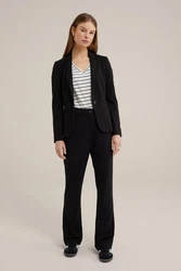 WE Fashion Anzughose Schwarz