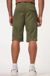 STHUGE Bermudas Cargo-Bermuda FLEXLASTIC Dunkelgrün/Grün/Khaki