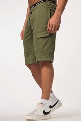 STHUGE Bermudas Cargo-Bermuda FLEXLASTIC Dunkelgrün/Grün/Khaki