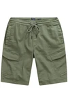 STHUGE Bermudas Cargo-Bermuda FLEXLASTIC Dunkelgrün/Grün/Khaki