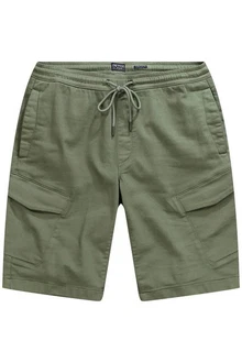 STHUGE Bermudas Cargo-Bermuda FLEXLASTIC Dunkelgrün/Grün/Khaki