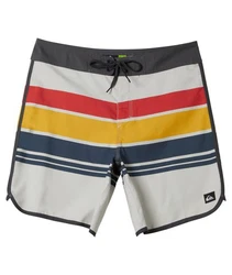 Quiksilver Badeshorts Everyday Stripe 19 Herren Mischfarben/Grau/Weiß/Beige/Hellgrau