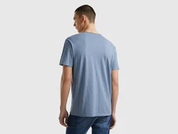 UNITED COLORS OF BENETTON T-Shirt Blau/Grau