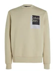 Calvin Klein Sweatshirt Overlay Box Logo Sweatshirt 