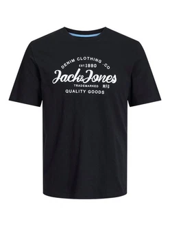 Jack & Jones T-Shirt JJFOREST TEE SS CREW NECK Dunkelblau/Schwarz/Blau/Hellblau Jack & Jones T-Shirt JJFOREST TEE SS CREW NECK Dunkelblau/Schwarz/Blau/Hellblau